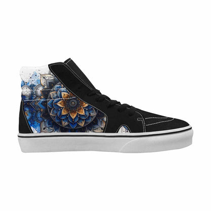 MEN'S Mandala Medallion High Top Canvas Cottagecore Sneakers