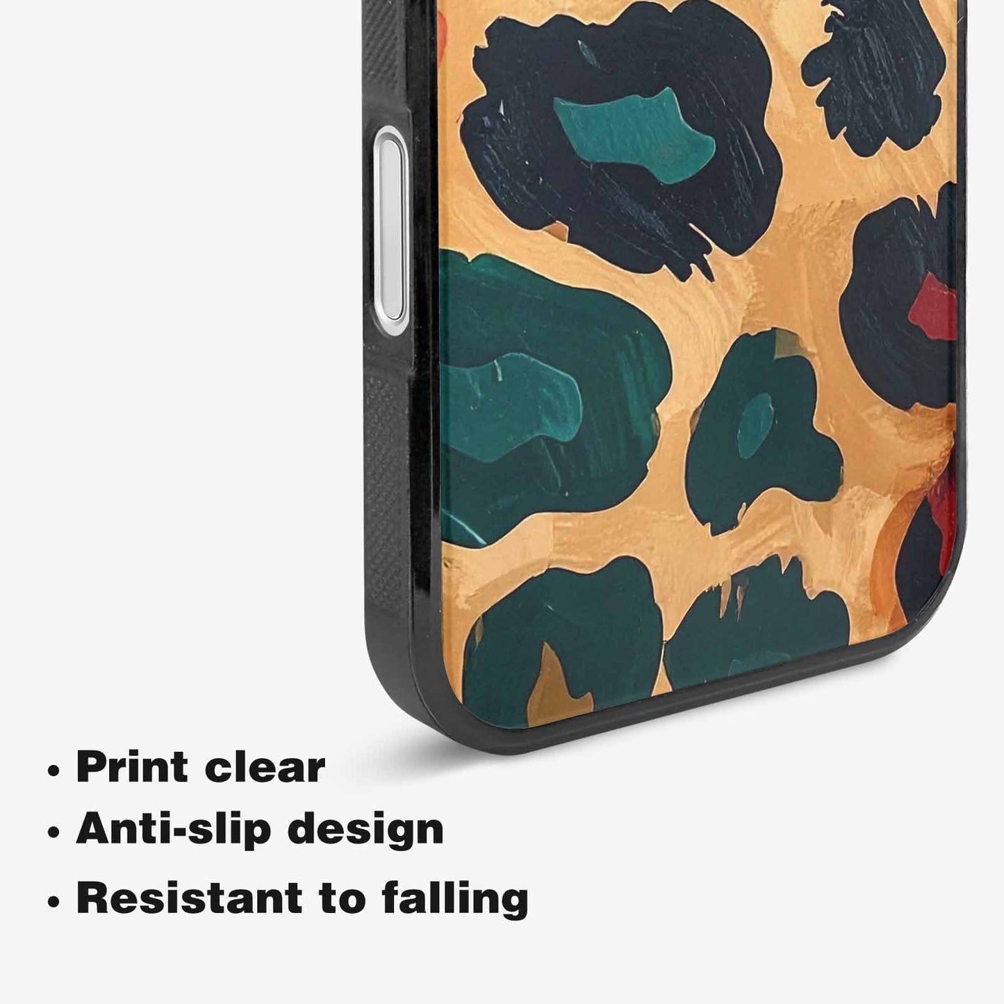 iPhone 16 Plus Case — Leopard Wallpaper Print, Customized Protective Case