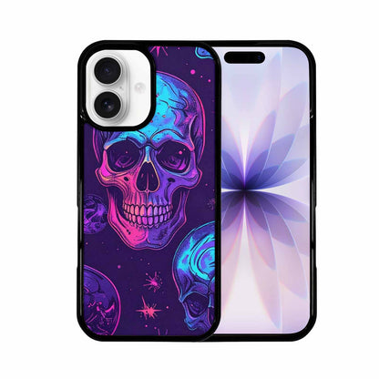 iPhone 17 Case — Galaxy Skulls Art Seamless Gothic Skulls, Custom Art Phone Cover