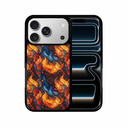 iPhone 17 Pro Case — Small Fire Flame Pattern Randomly Original, Personalized Phone Case