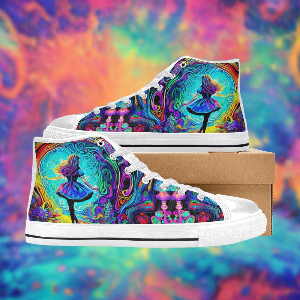 Mermaid Pastel Soft Wearable MEN Bold Art - Freaky Shoes | Custom Art Sneakers