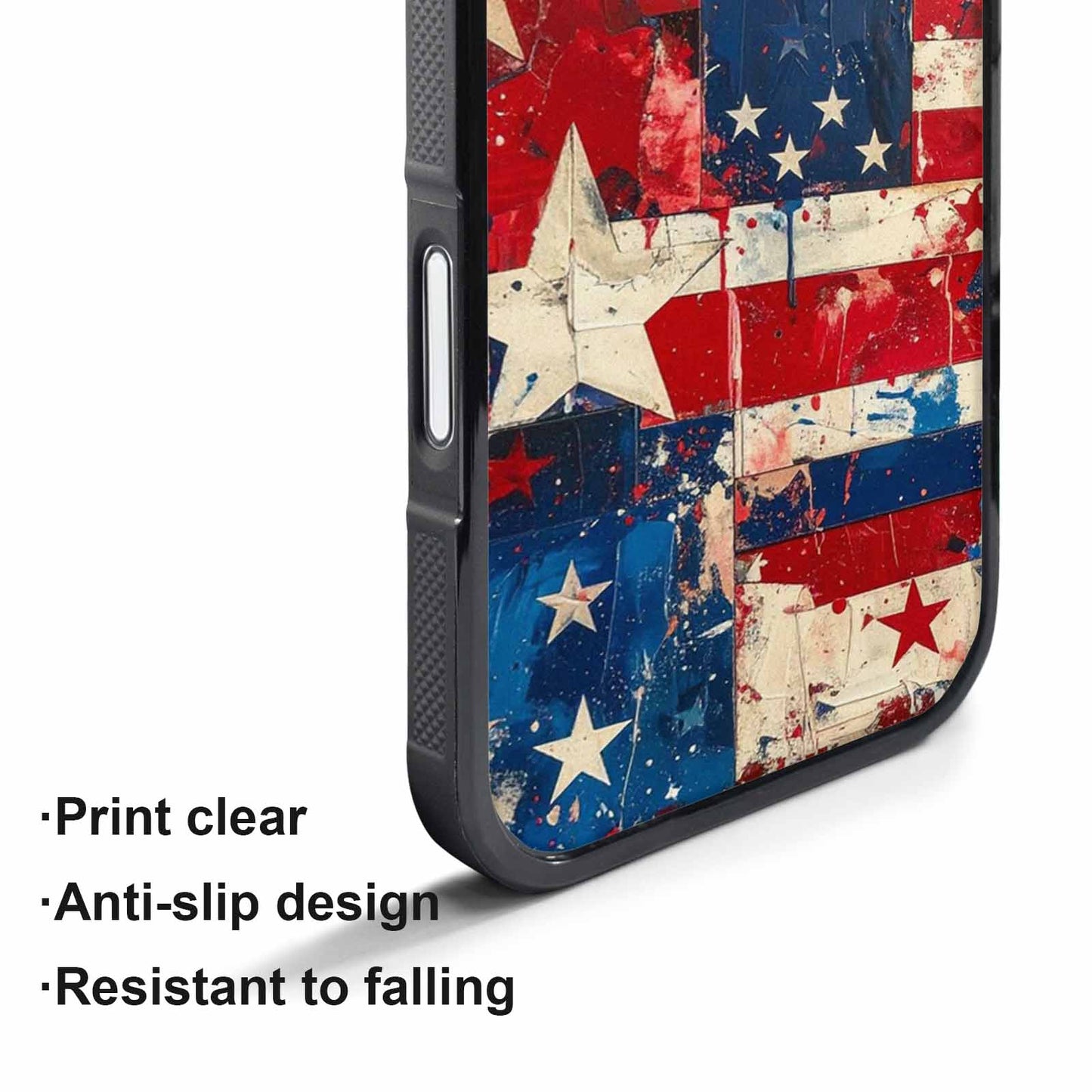 iPhone 17 Pro Case — Patriotic Stars And Stripes American Galaxy, Custom Designed Case Cover