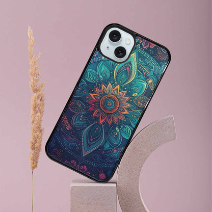 iPhone 15 Plus Case — Paisley Mandala, Original Design Phone Case