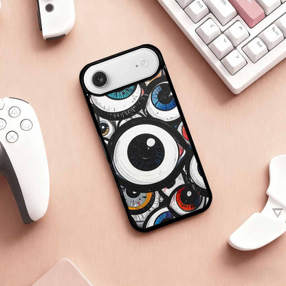 iPhone 17 Air Case — Googly Cartoon Eyeballs Cartoon Cute, Custom Designed Case Cover