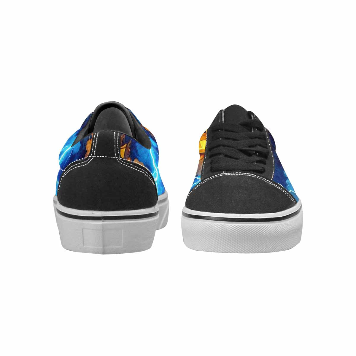 WOMEN'S Lightning Bolt Canvas Lace-Up Vibrant Chaos Shoes