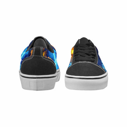 WOMEN'S Lightning Bolt Canvas Lace-Up Vibrant Chaos Shoes
