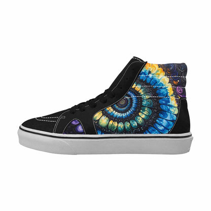 MEN'S Tie High Top Canvas Aesthetic Custom Shoes