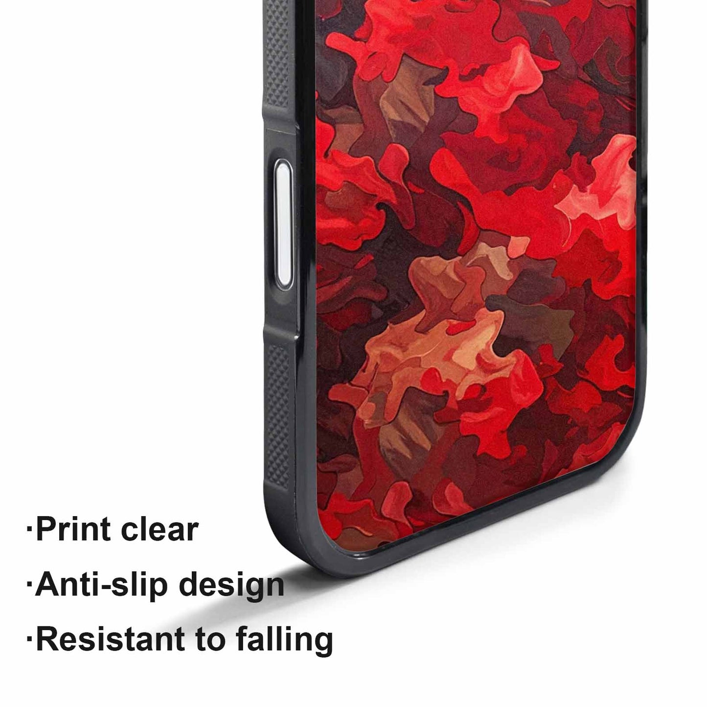 iPhone 17 Air Case — Small Military Camouflage Blotch Pattern Camo, Unique Phone Case Design