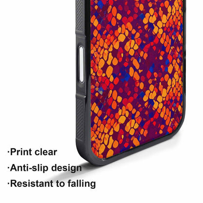 iPhone 17 Pro Case — Dark Snake Print Original Art, Custom Printed Phone Case