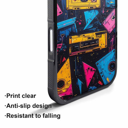 iPhone 17 Pro Case — Seamless Tileable Pattern Of Overlapping Retro, Original Design Phone Case