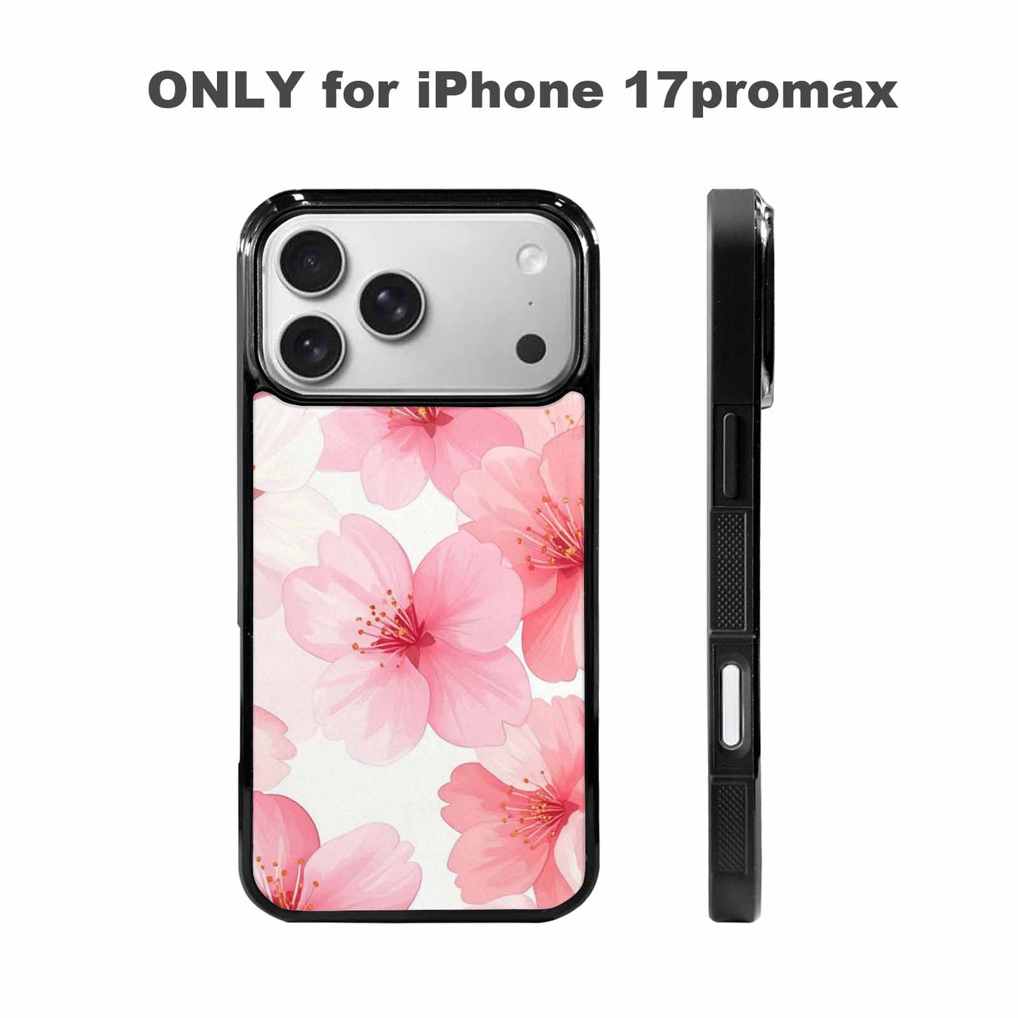 iPhone 17 Pro Max Case — Japanese Cherry Blossom Pattern, Floral, Custom Phone Case