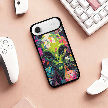 iPhone 17 Air Case — Aliens Camo Aliens Pattern Hundreds Alien, Custom Art Phone Cover