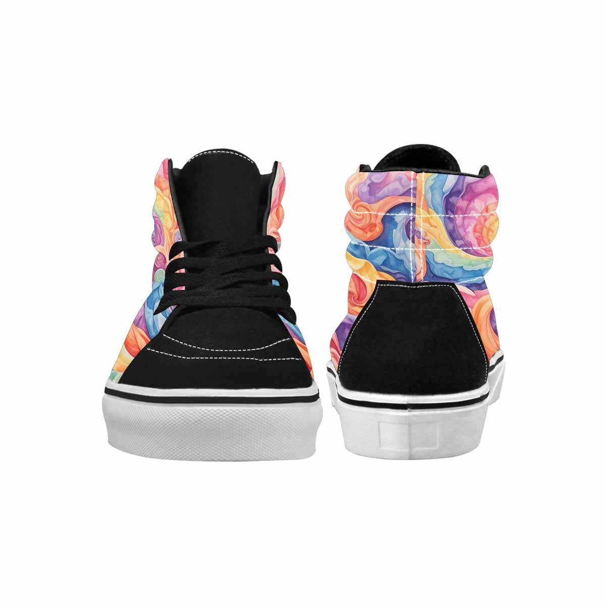 MEN'S Tie High Top Canvas Surreal Shoes