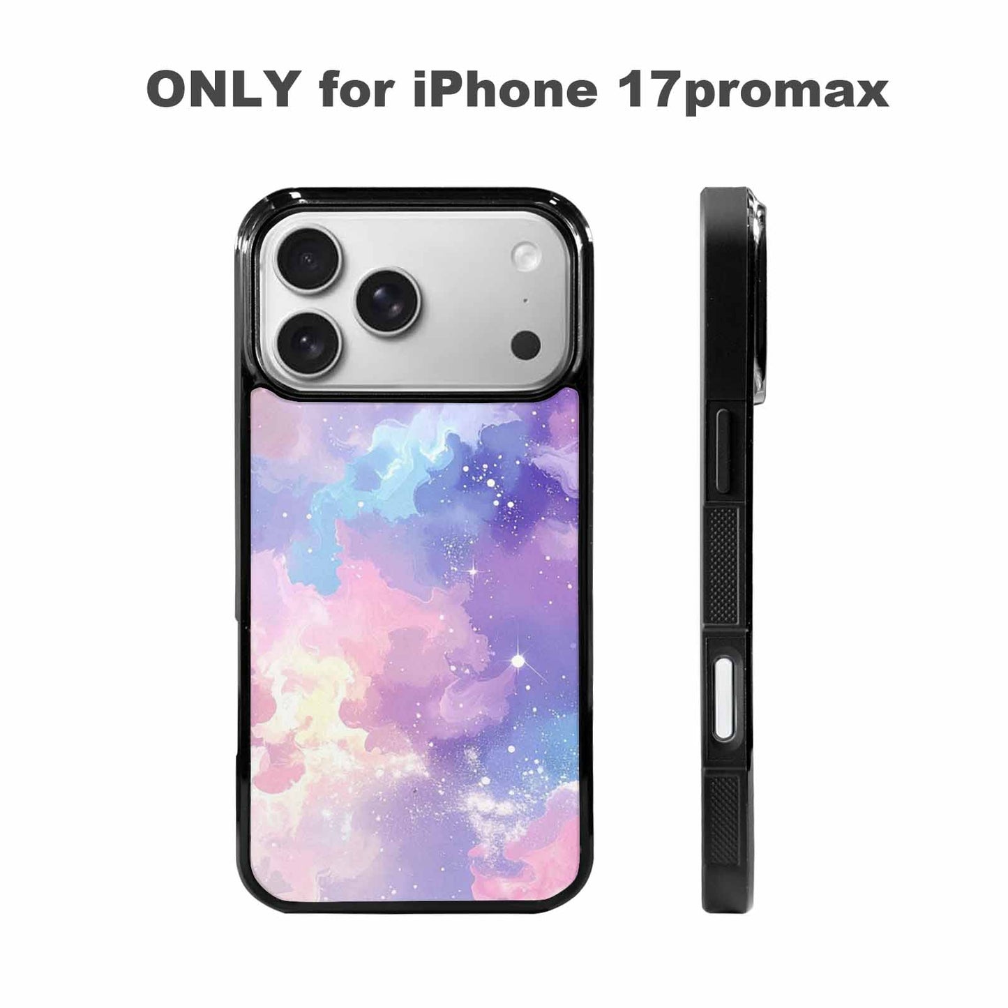 iPhone 17 Pro Max Case — Galaxy Art Pastel Galaxy Space, Custom Phone Case
