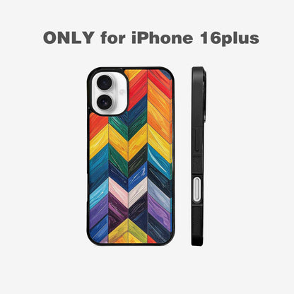iPhone 16 Plus Case — Progress Pride Flag Color Theme Small, Custom Print Case Cover
