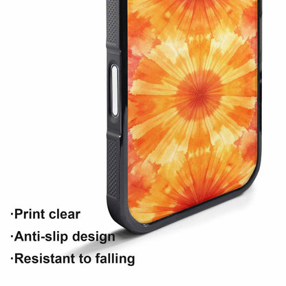 iPhone 17 Pro Max Case — Ombre Tie Dye Sunset Custom Tie, Custom Designed Case Cover