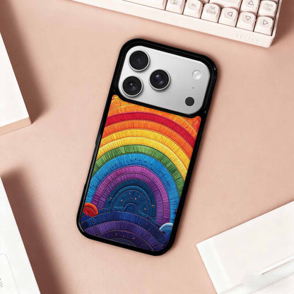 iPhone 17 Pro Case — Vivid Camo Rainbow Pride Camo, Custom Art Phone Cover
