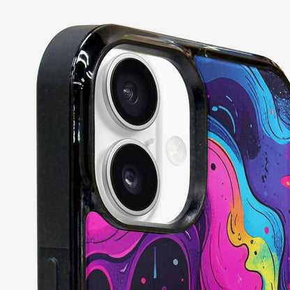 iPhone 16 Plus Case — Rick And Morty Style Art Dripping, Custom Made Phone Cover