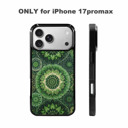 iPhone 17 Pro Max Case — Small Mandala Pattern, Randomly Floral, Original Design Phone Case