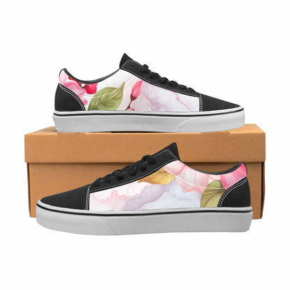 WOMEN'S Marble Floral Canvas Lace-Up Y2K Shoes