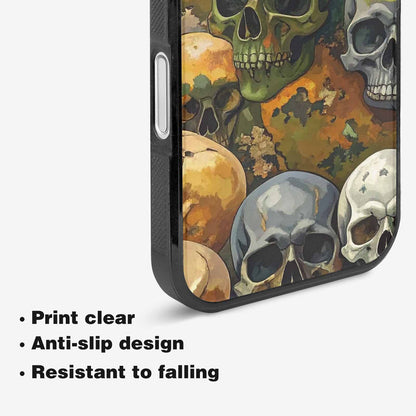iPhone 16 Plus Case — Skulls Camoskulls Pattern Hu Bti, Custom Phone Case