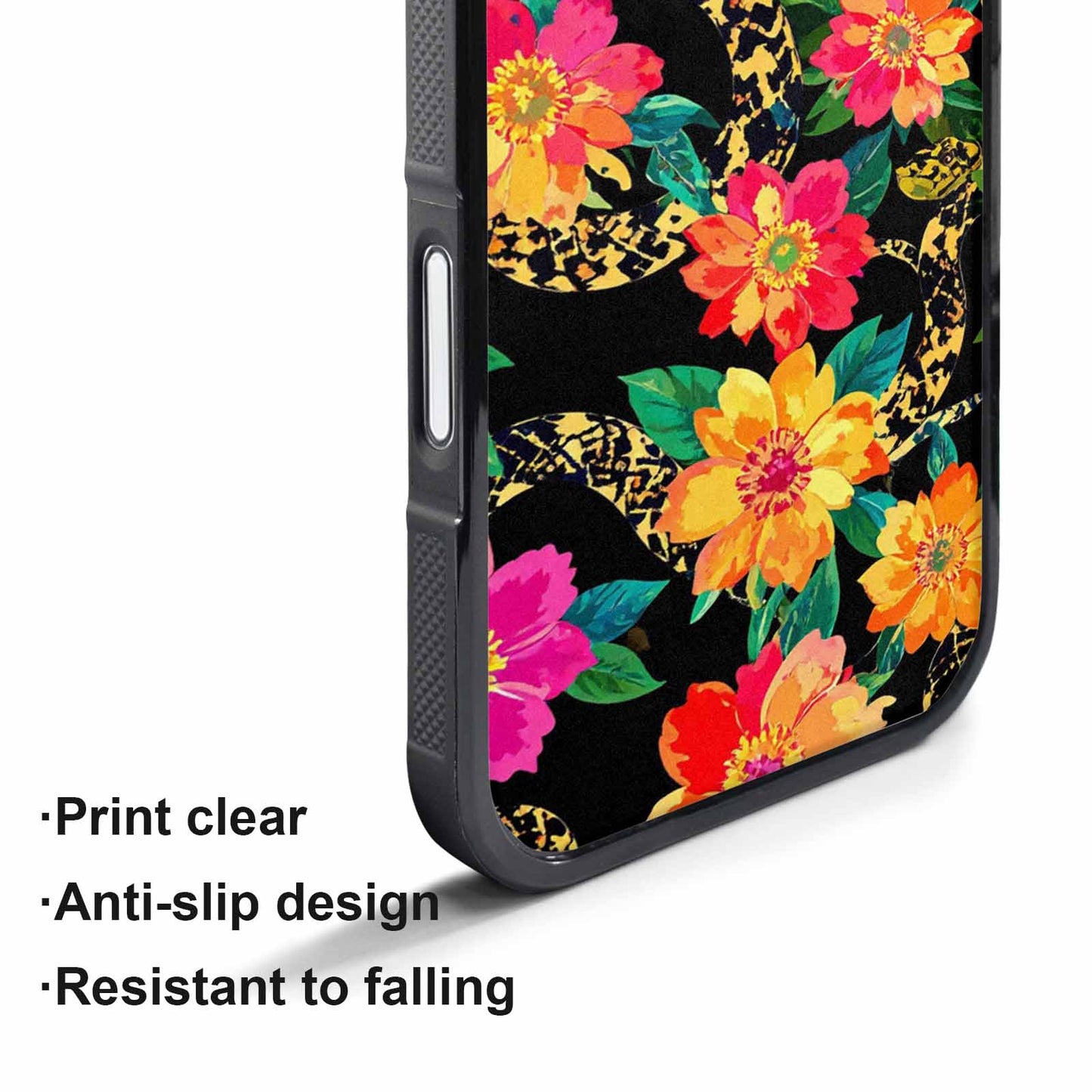 iPhone 17 Air Case — Snakes Print Floral Seamless Pattern Floral, Original Design Phone Case
