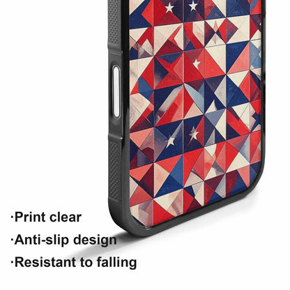iPhone 17 Case — Small American Flag Stars Galaxy Space, Custom Art Phone Cover