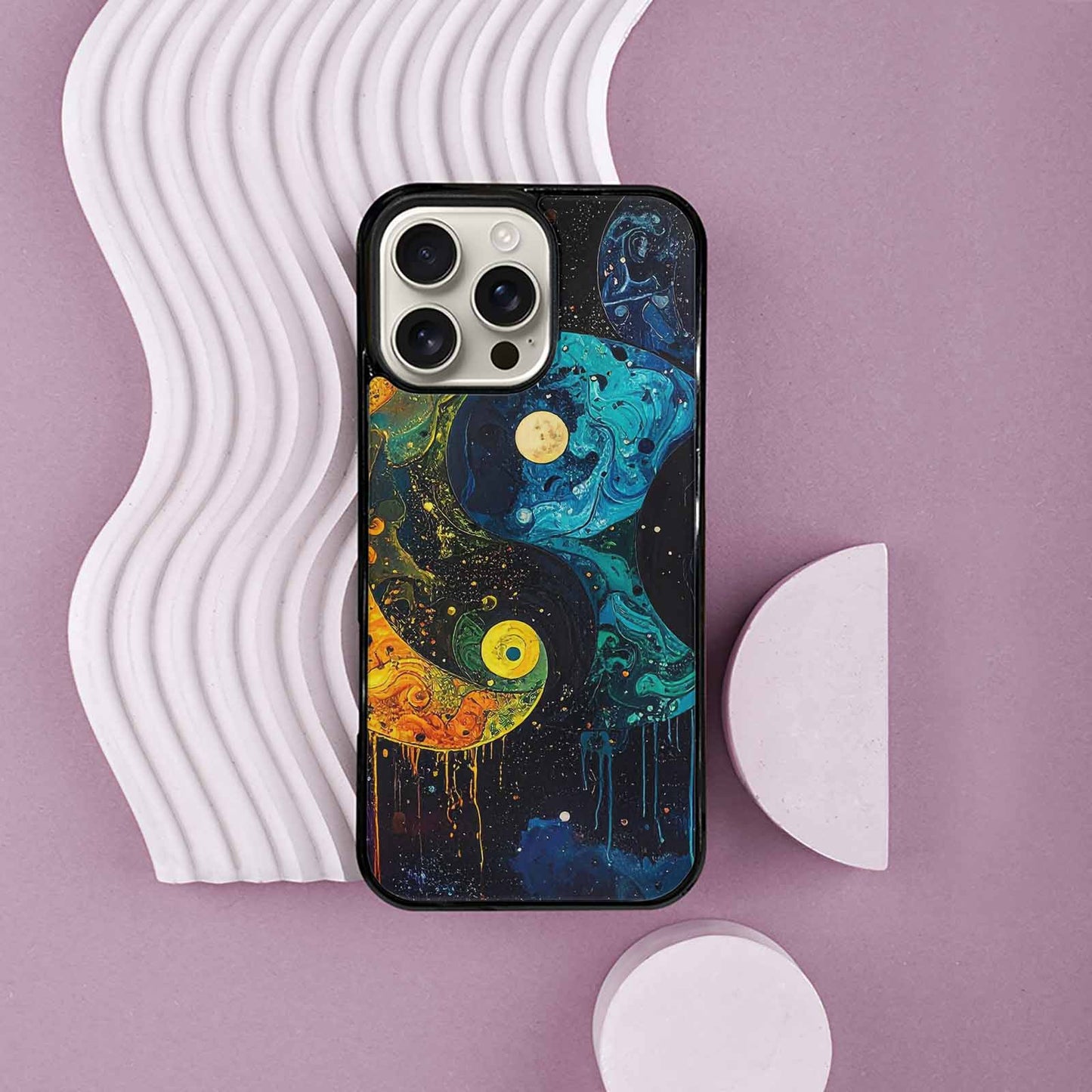 iPhone 16 Pro Max Case — Yin Yang Yin And Yang Symbol, Custom Phone Case