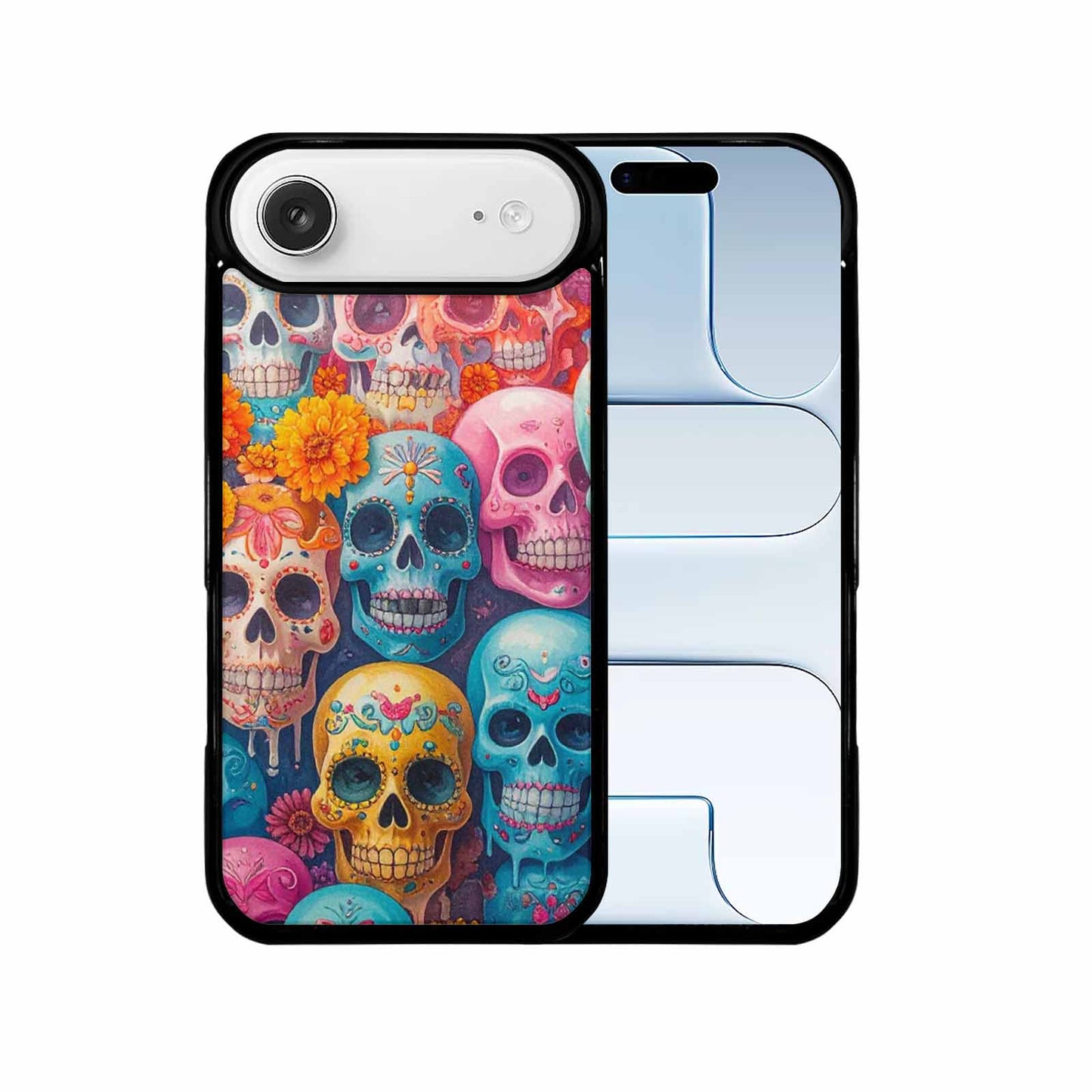 iPhone 17 Air Case — Sugar Skullsmelting Sugar Skulls Gothic Skulls, Unique Phone Case Design