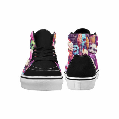 MEN'S Ice Cream Monsters  High Top Canvas Surreal Shoes