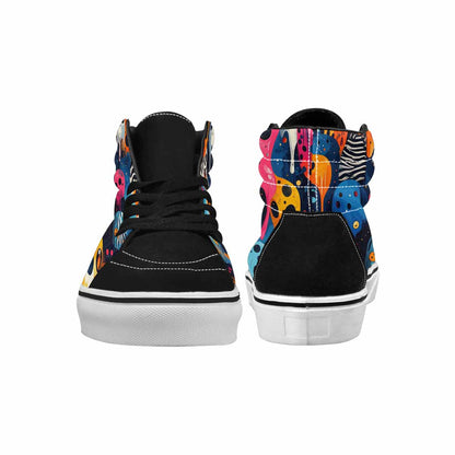 MEN'S Melting Aliens High Top Canvas Grunge Shoes