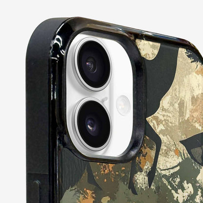 iPhone 16 Plus Case — Hunting Camouflage Pattern With Deer And, Custom Printed Phone Case