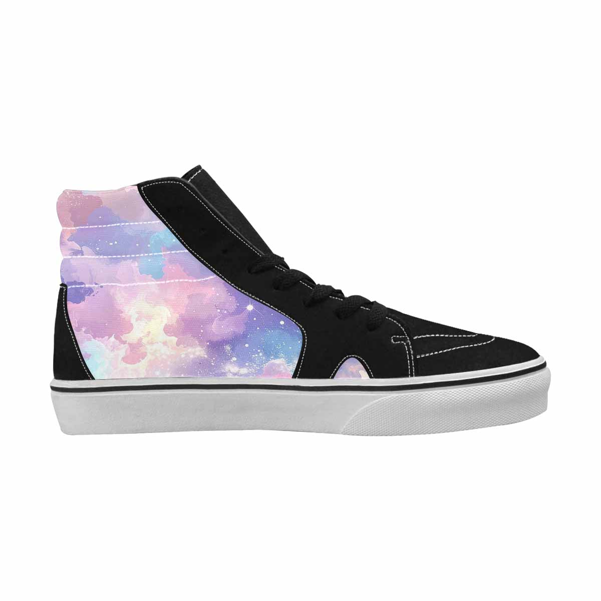 MEN'S Galaxy Art - High Top Canvas Wallpaper Art Custom Sneakers