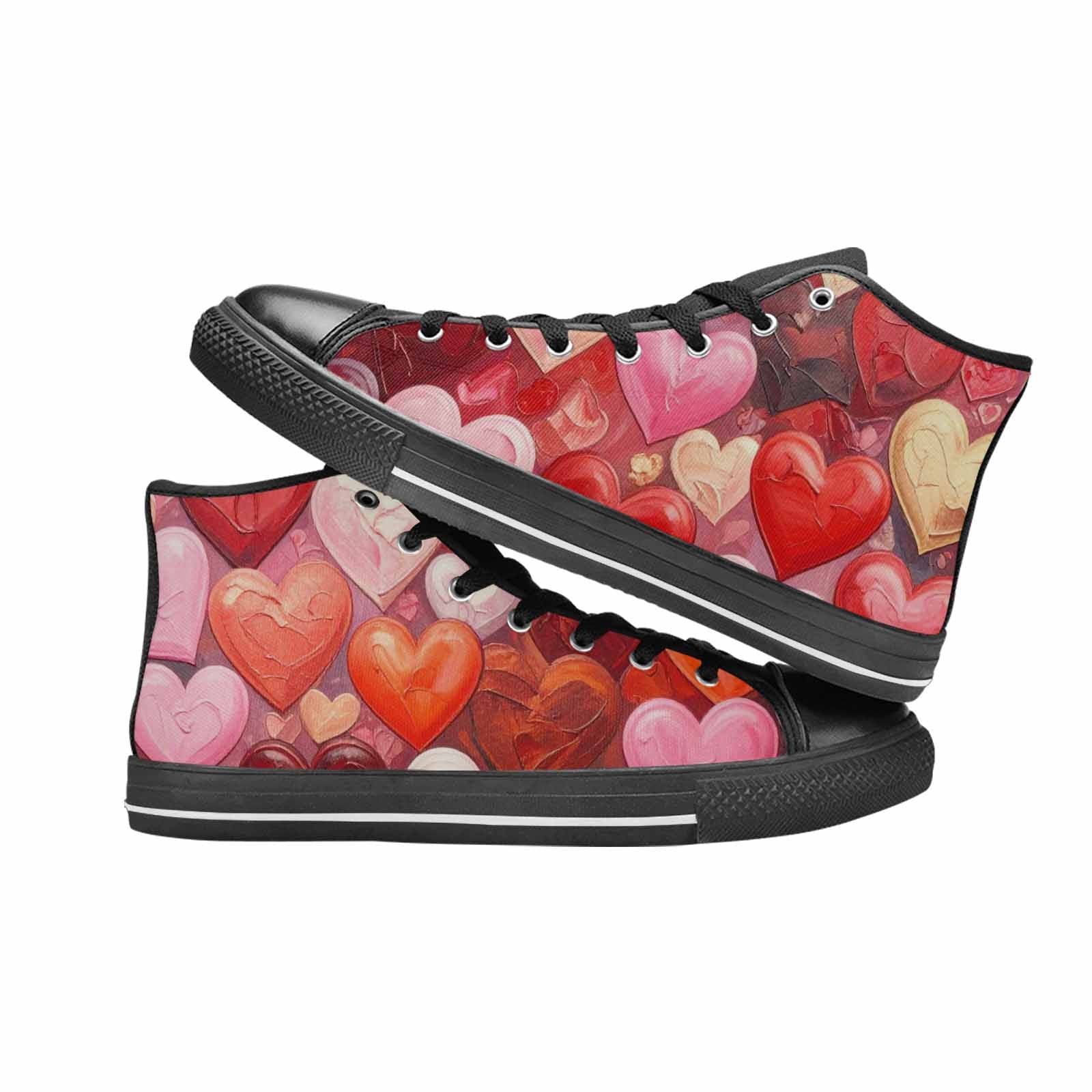 MEN'S No Words Or High Top Canvas Neon Fantasy Shoes