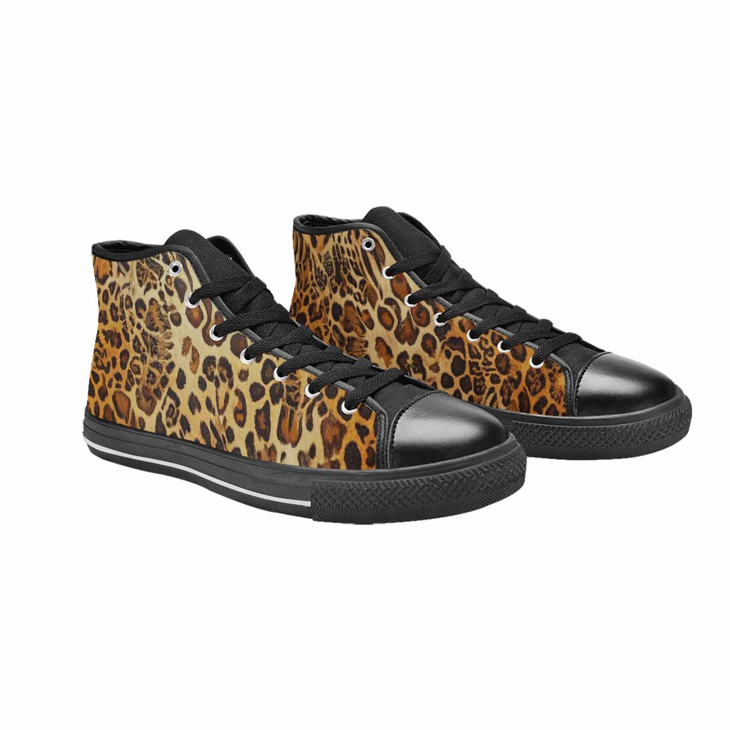 WOMEN'S Animal Print High Top Canvas Dark Academia Shoes