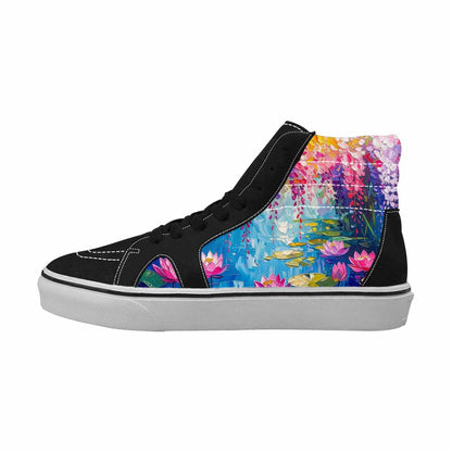 MEN'S Monet Impressionist High Top Canvas Y2K Shoes