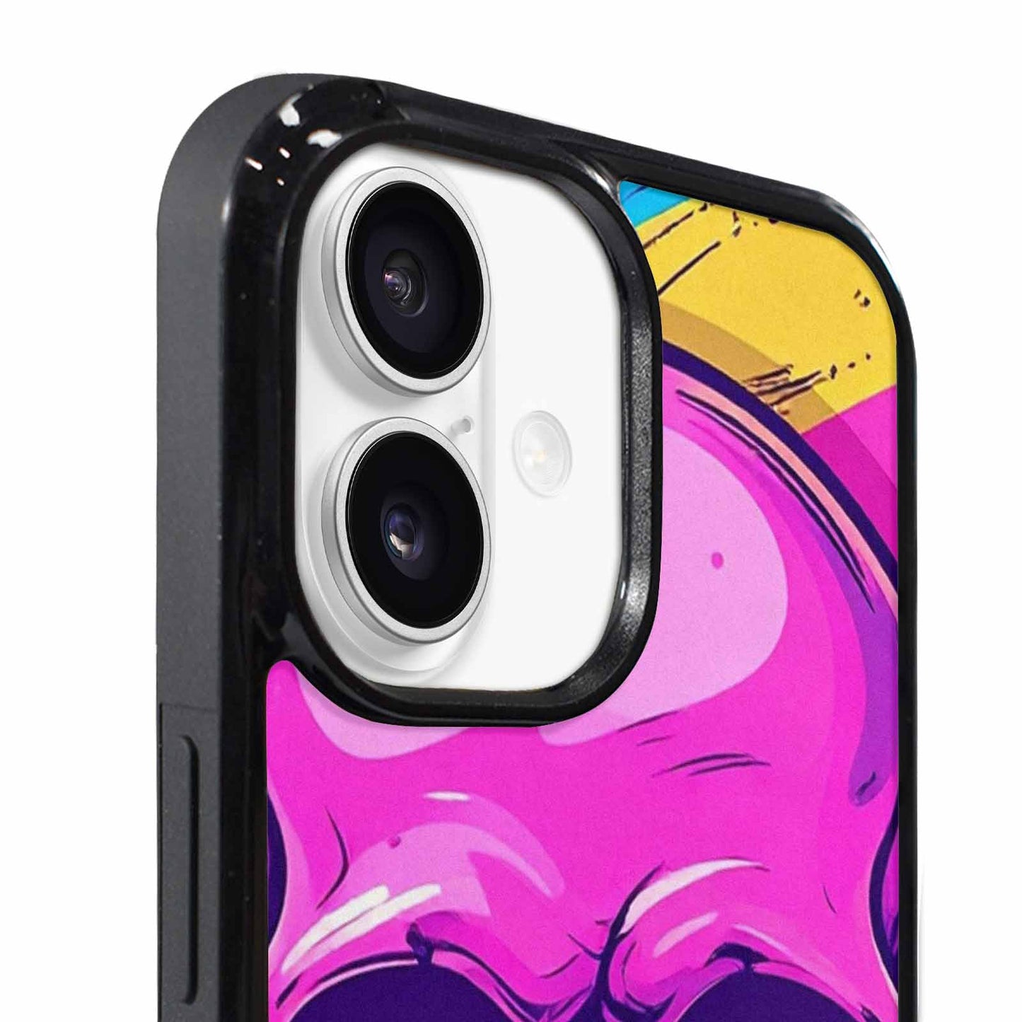 iPhone 17 Case — Pride Flag Skulls Seamless Gothic Skulls, Custom Phone Case