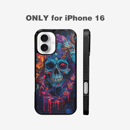iPhone 16 Case — Snakes And Skulls Collage Custom, Custom Designed Case Cover