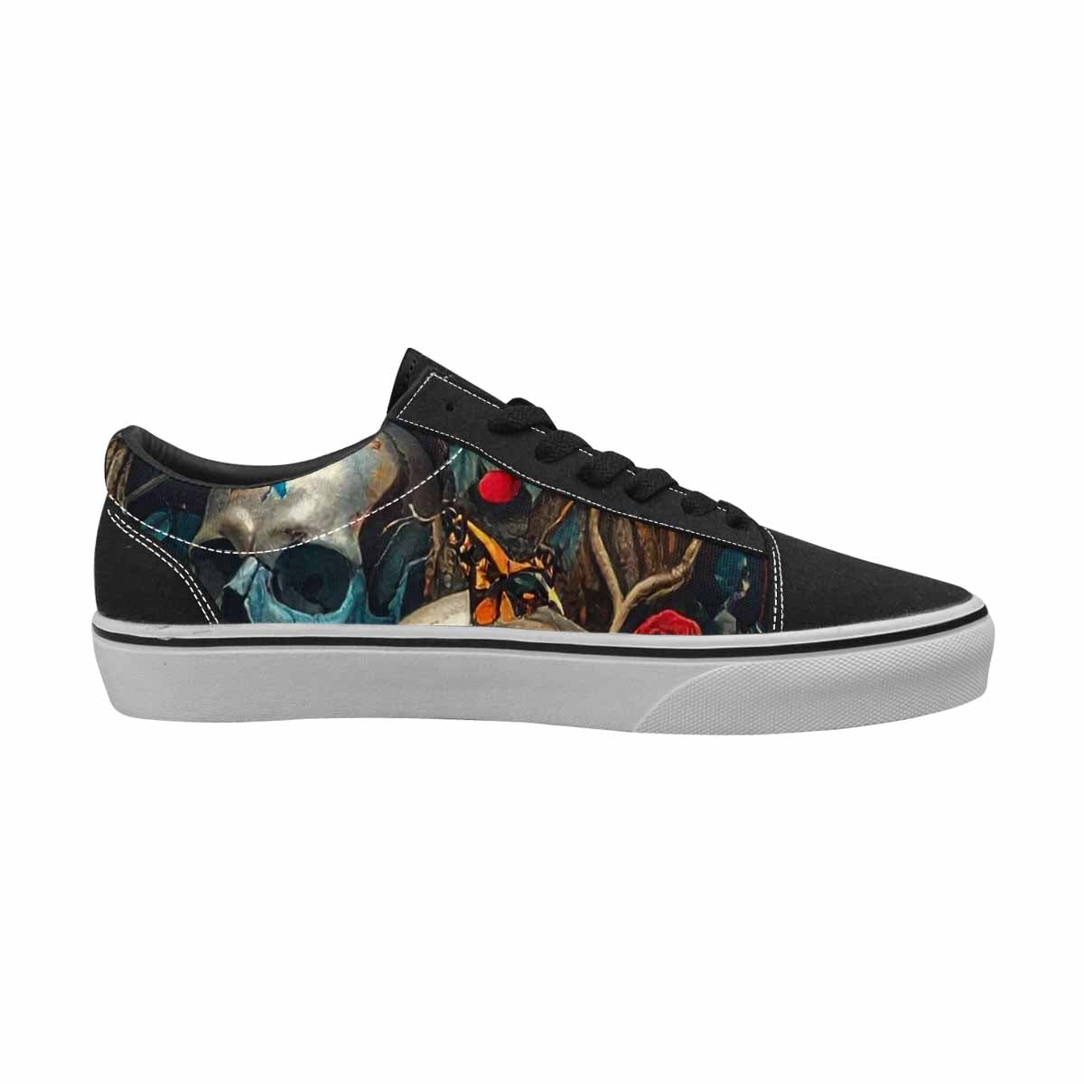 WOMEN'S More Overlapping Ontop Each Lace-Up Canvas Vivid Custom Sneakers