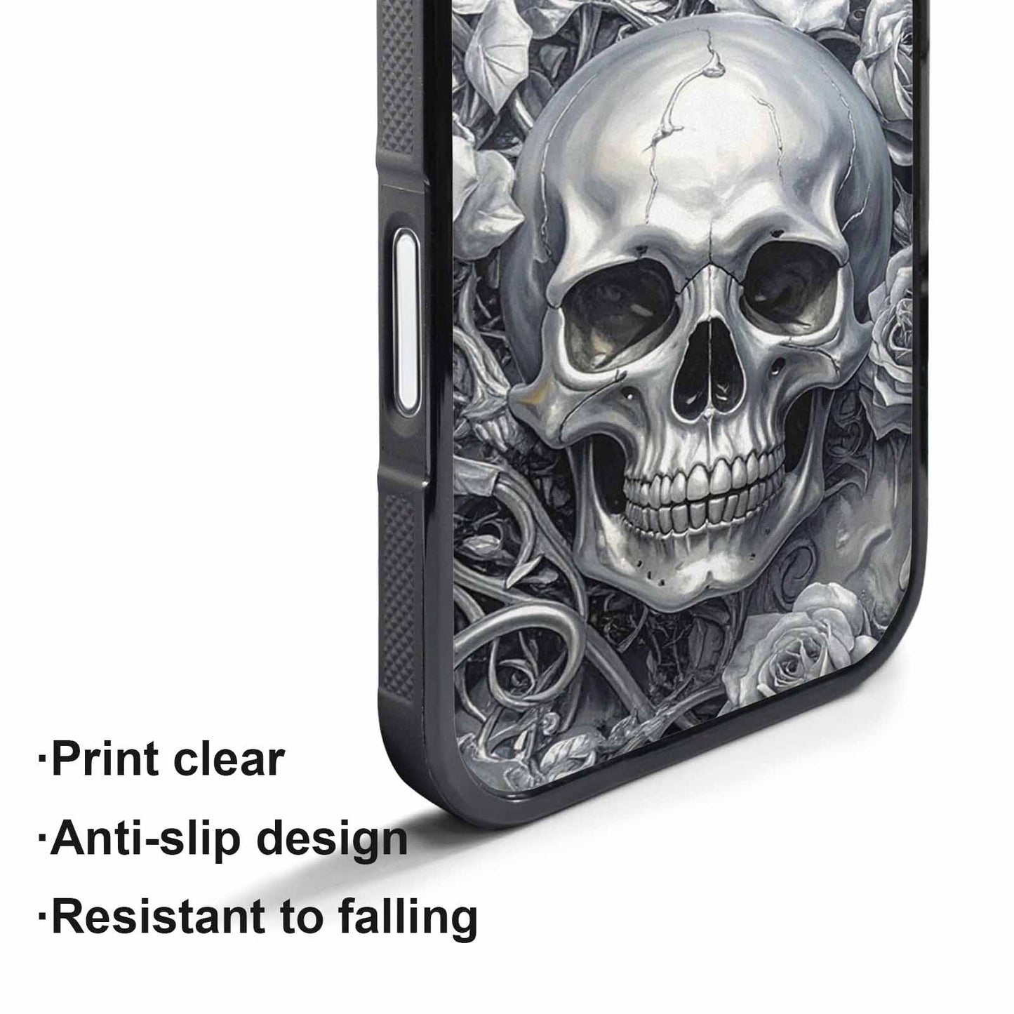 iPhone 17 Pro Case — Seamless Tileable Pattern Of Overlapping Gothic, Custom Art Phone Cover