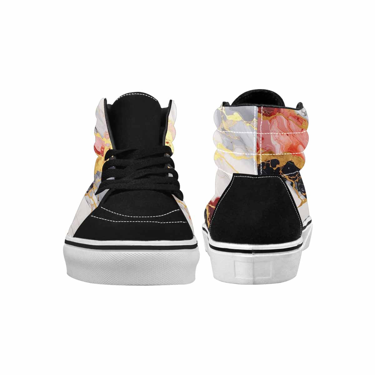 MEN'S Marble Vein High Top Canvas Dreamlike Custom Shoes
