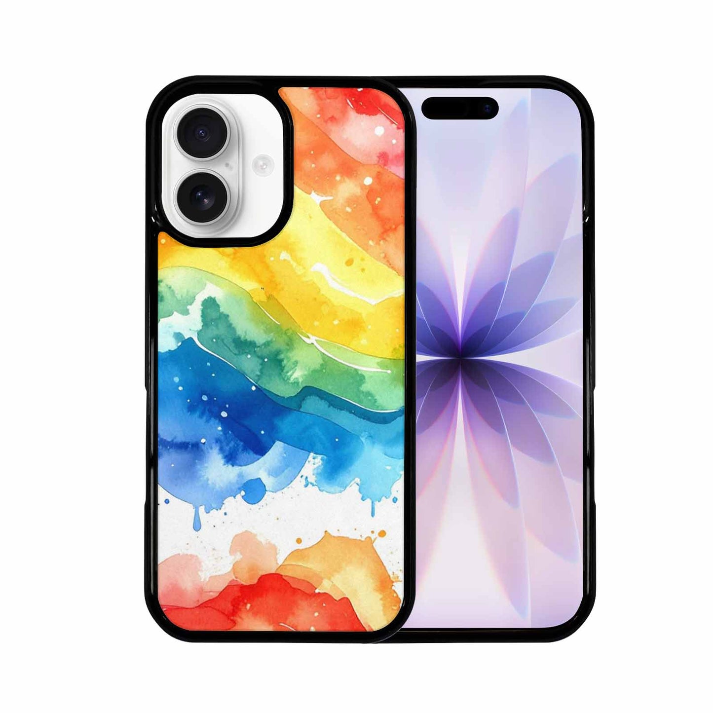 iPhone 17 Case — Watercolor Splash Abstract Pattern, Watercolor Abstract, Customized Protective Case