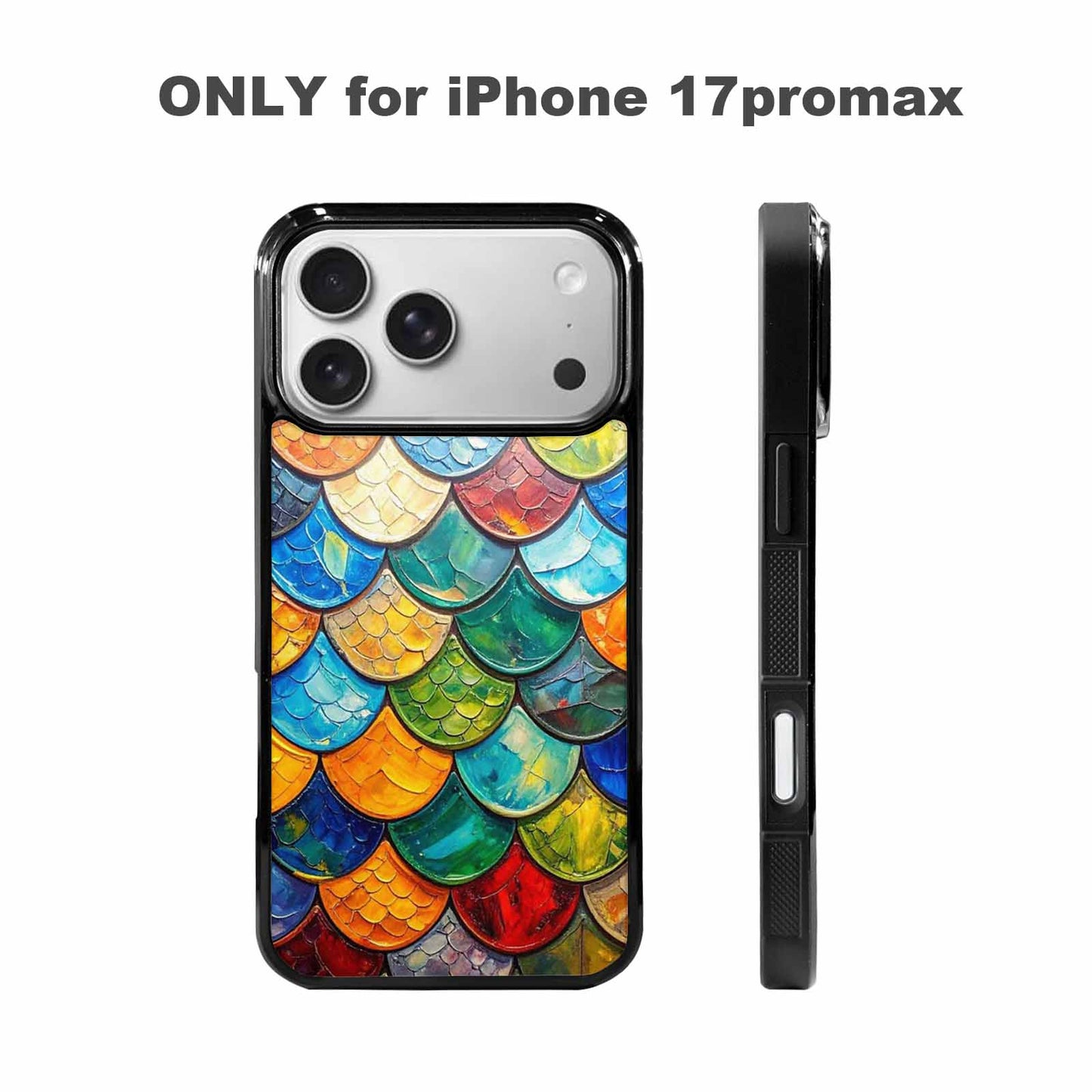 iPhone 17 Pro Max Case — Reptile Scale Full Color Original Art, Custom Designed Case Cover