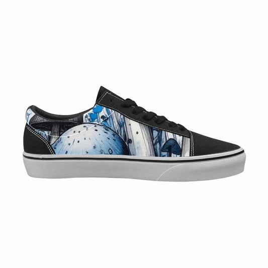 MEN'S Mushrooms (general) Lace-Up Canvas Dark Academia Sneakers