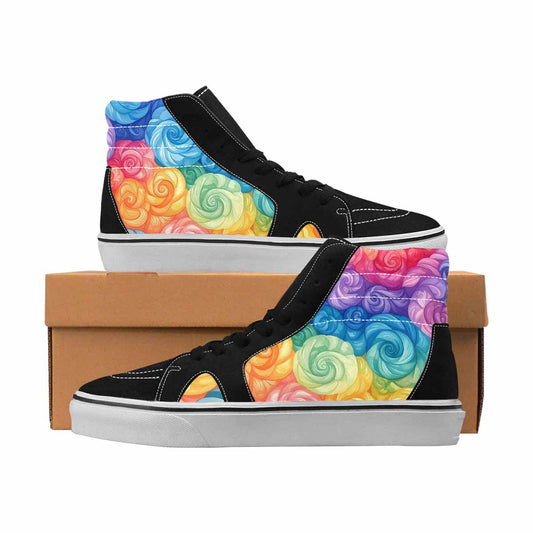 MEN'S Tie Dye High Top Canvas Custom Fashion Dreamcore Custom Canvas Shoes
