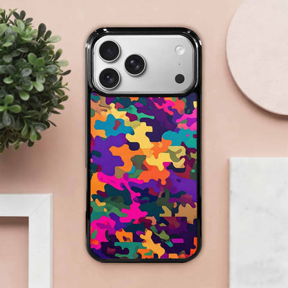 iPhone 17 Pro Max Case — Small Military Camouflage Blotch Camo, Custom Phone Case