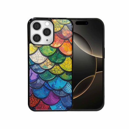 iPhone 15 Pro Max Case — Reptile Scale Full Color Vibrant Reptile, Custom Phone Case
