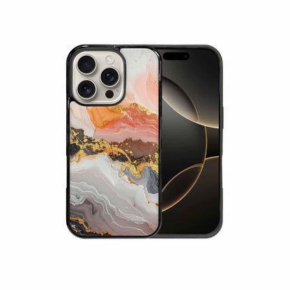 iPhone 16 Pro Case — Marble Vein Marble Veins Pattern Hundreds, Custom Made Phone Cover
