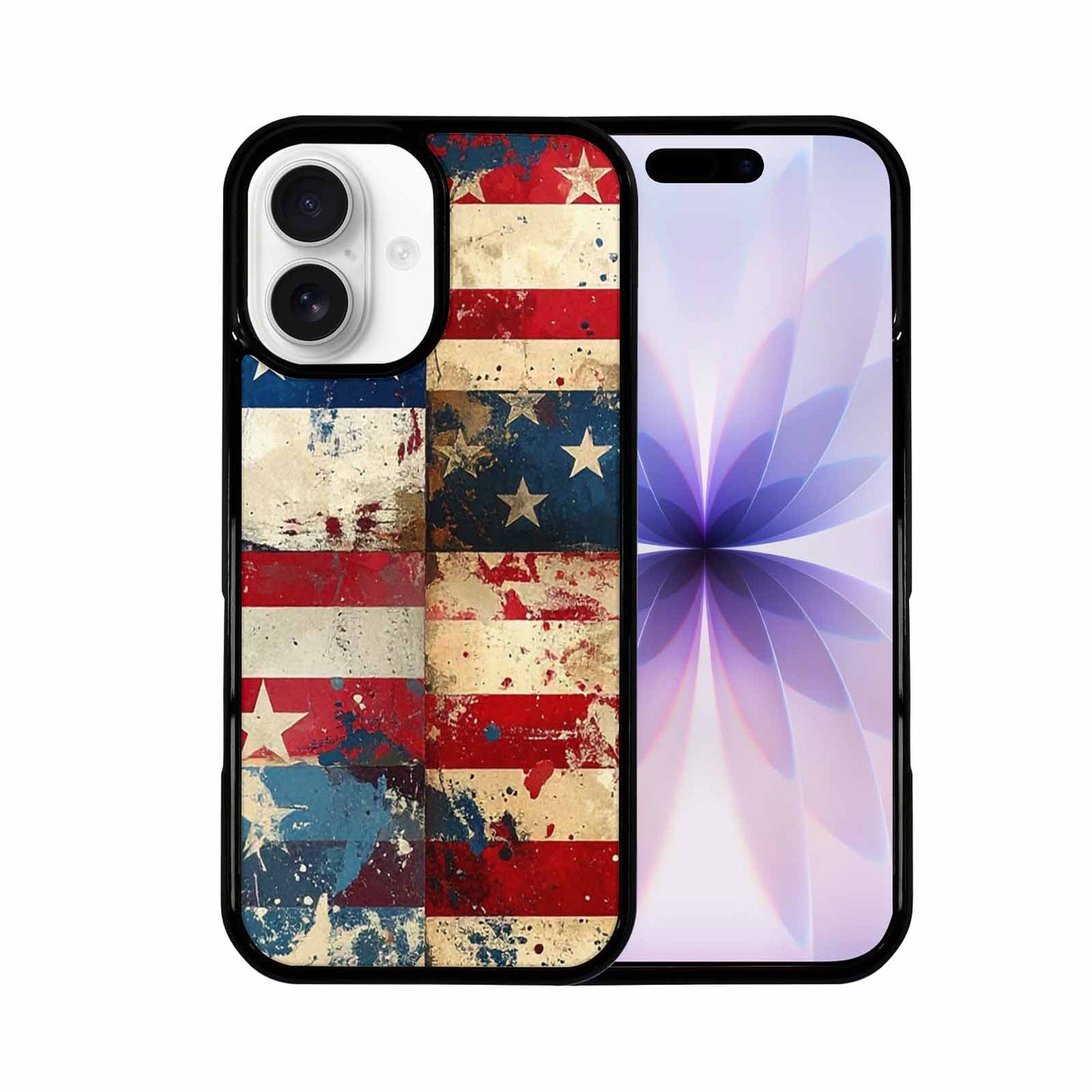 iPhone 17 Case — Small American Flag Stars Galaxy Space, Custom Phone Case