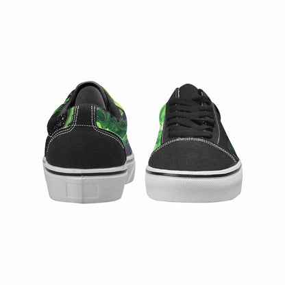 WOMEN'S Galaxy Nebula Lace-Up Canvas Vibrant Chaos Custom Sneakers
